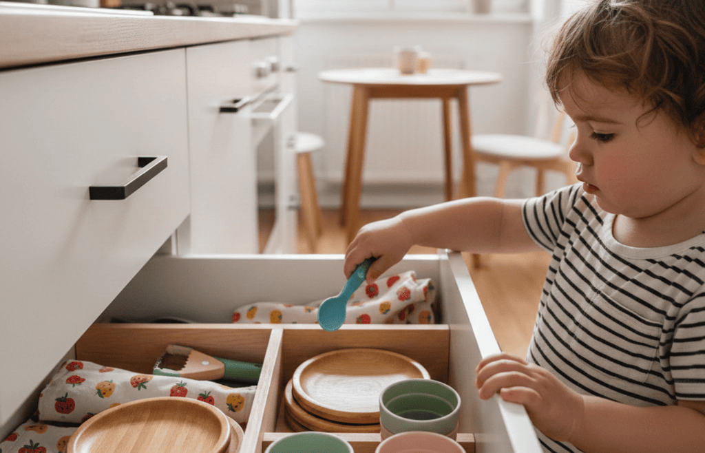 5 Montessori Kitchen Hacks for Small Apartments & Homes