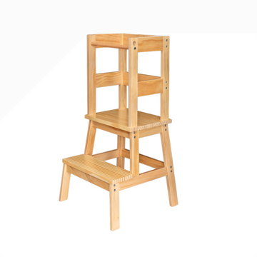 Wooden Learning tower - Natural