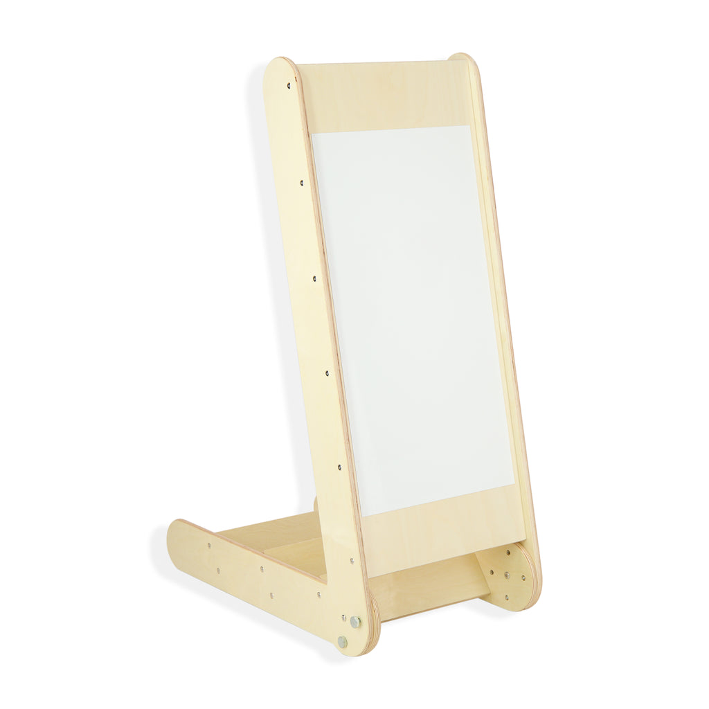 Illustration of slide turned into easel 